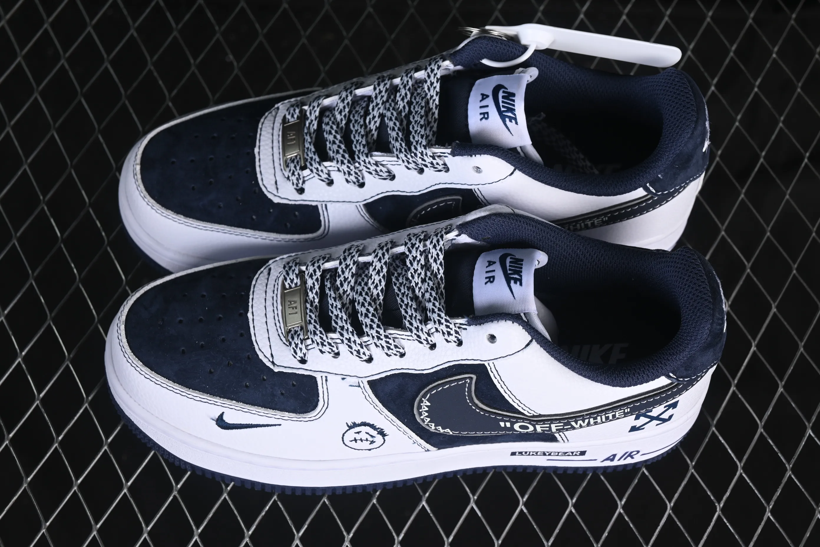 All Categories Nk Air Force 1 Air Force Series Nk Air Force 1 Low Air Force Low Nike Air Force 1'07 Low Joint Dark Blue Ghostface Air Force One Low Casual Shoes HV5999-002